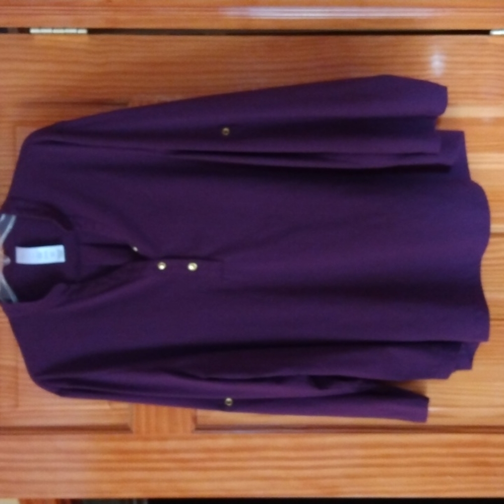 Brand is unknown purple ladies top 1X, new